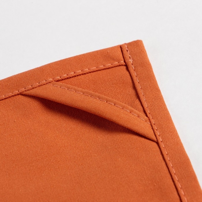 Полотенце Этель Kitchen 40х73 см, цвет оранжевый, 100% хлопок, саржа 220 г/м2