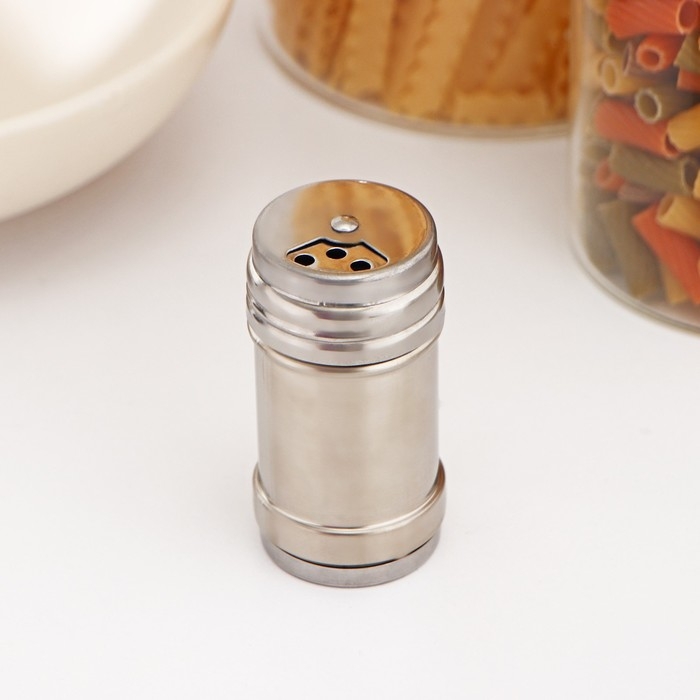 Ёмкость для специй из нержавеющей стали &laquo;Металлик&raquo;, 80 мл, 4&times;8 см
