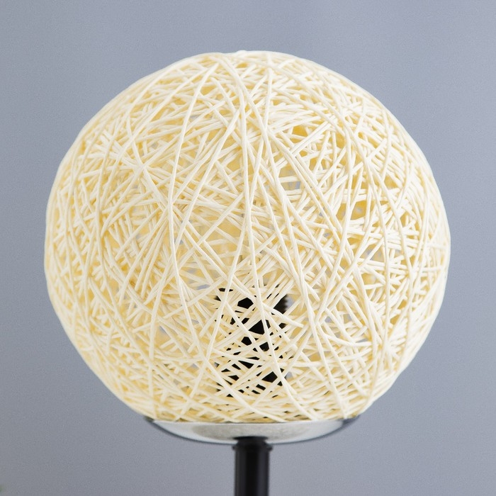 Настольная лампа "Неонила" Е14 40Вт серый 12х12х30см RISALUX