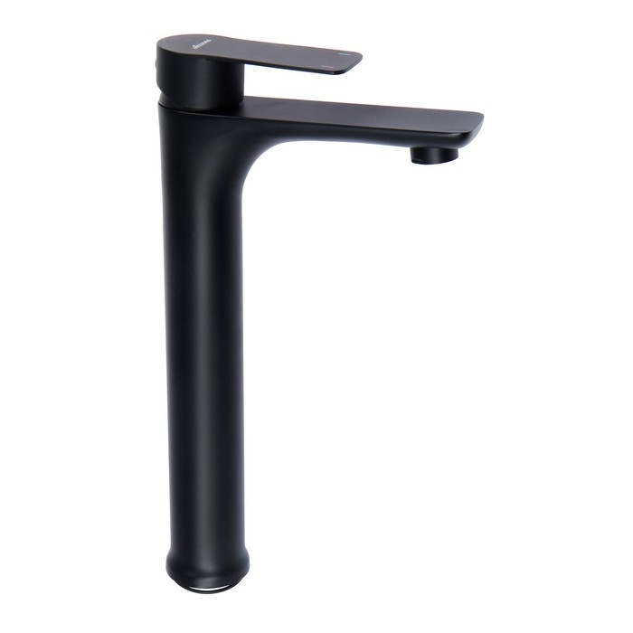 Смеситель для раковины Accoona A91207F, однорычажный, длина излива 122 мм, черный Смеситель для раковины Accoona A91207F, однорычажный, длина излива 122 мм, черный