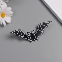 Наклейка пластик светится в темноте "Летучие мыши" набор 12 шт 3 размера