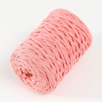 Шнур для вязания без сердечника 70% хлопок, 30% полиэстер ширина 3мм 100м/160&plusmn;10гр (124)