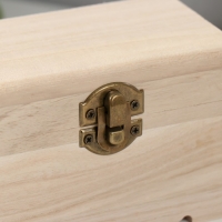 Шкатулка дерево под роспись 7,5х7,5х12 см Шкатулка дерево под роспись 7,5х7,5х12 см