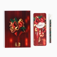 Подарочный набор новогодний, ежедневник, стикеры, ручка «С Новым годом!» Подарочный набор новогодний, ежедневник, стикеры, ручка «С Новым годом!»