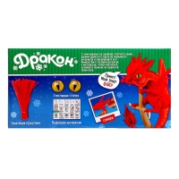 Игрушка из меховых палочек &laquo;Файер&raquo;, красный дракон