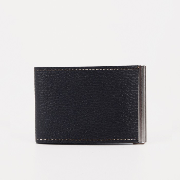 Зажим для купюр, для монет, цвет чёрный