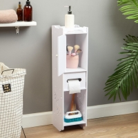 Пенал для ванной комнаты, напольный, 20 х 24 х 80 см, пластик