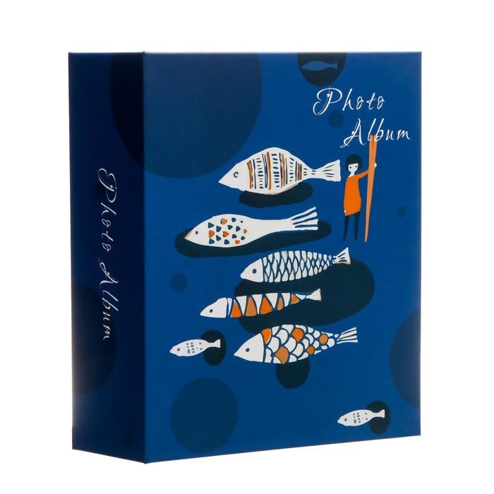 Фотоальбом на 100 фото 10х15 см "Рыбки" 18х14х5,5 см
