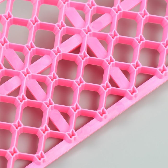 Штамп пластик Штамп пластик "Ромб с бабочками" 12,8х7.5 см