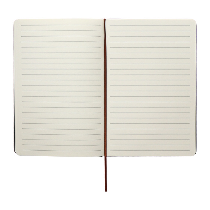 Ежедневник недатированный A5, 96л, лин, держатель для телефона/планшета/ручки, Черный