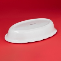 Новгодняя форма для запекания Доляна &laquo;Сани Деда Мороза&raquo;, керамика, 28&times;18&times;5 см, цвет белый