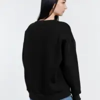 Свитшот оверсайз унисекс True Self, черный, размер M