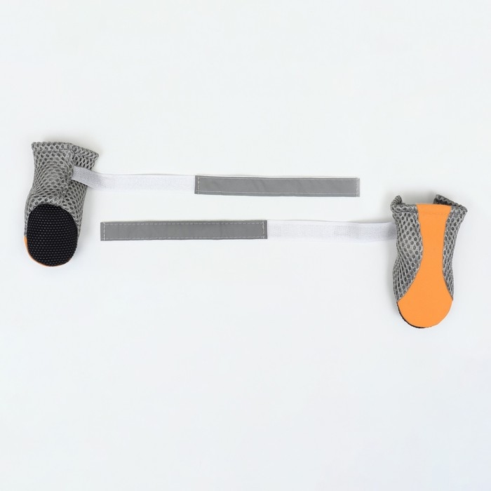 Ботинки для собак Ботинки для собак "Комфорт +", размер XL (5, 9 х 4, 8 см), оранжевые