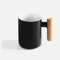 Кружка с ложкой Eco Fusion, черная