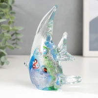 Сувенир стекло "Рыбка многоцветная" под муранское стекло МИКС 3х11х10 см Сувенир стекло "Рыбка многоцветная" под муранское стекло МИКС 3х11х10 см