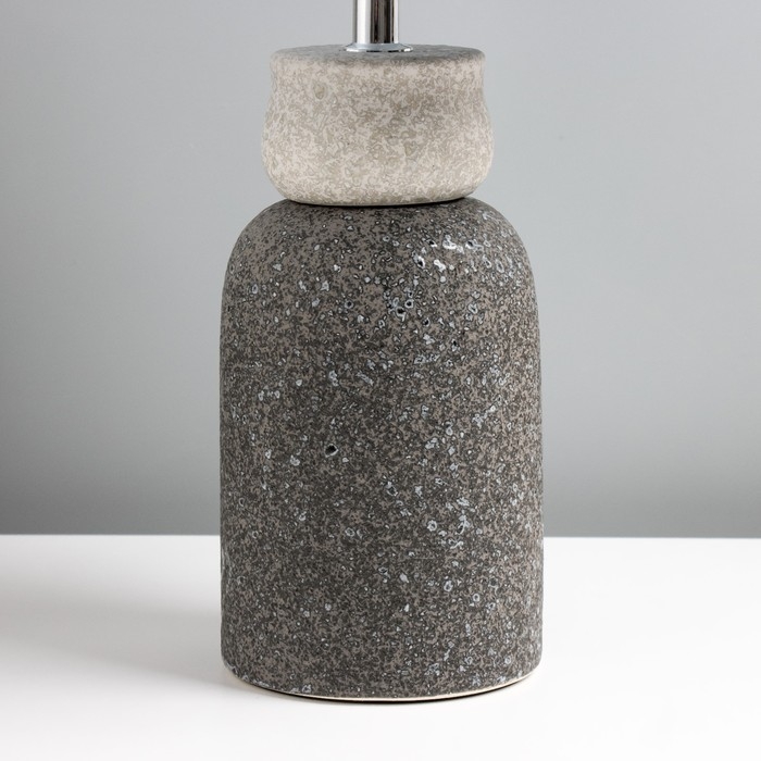 Настольная лампа "Патара" E14 40Вт серый 22х22х32 см RISALUX