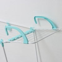 Сушилка для белья напольная, рабочая длина 18 м, цвет белый Сушилка для белья напольная, рабочая длина 18 м, цвет белый