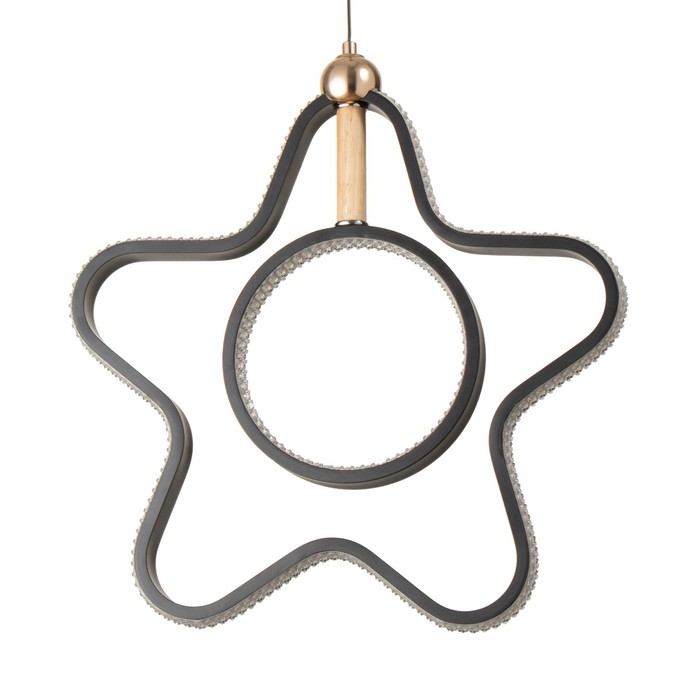 Светильник BayerLux "Звезда" LED 45Вт черный 20х43,5х45 см