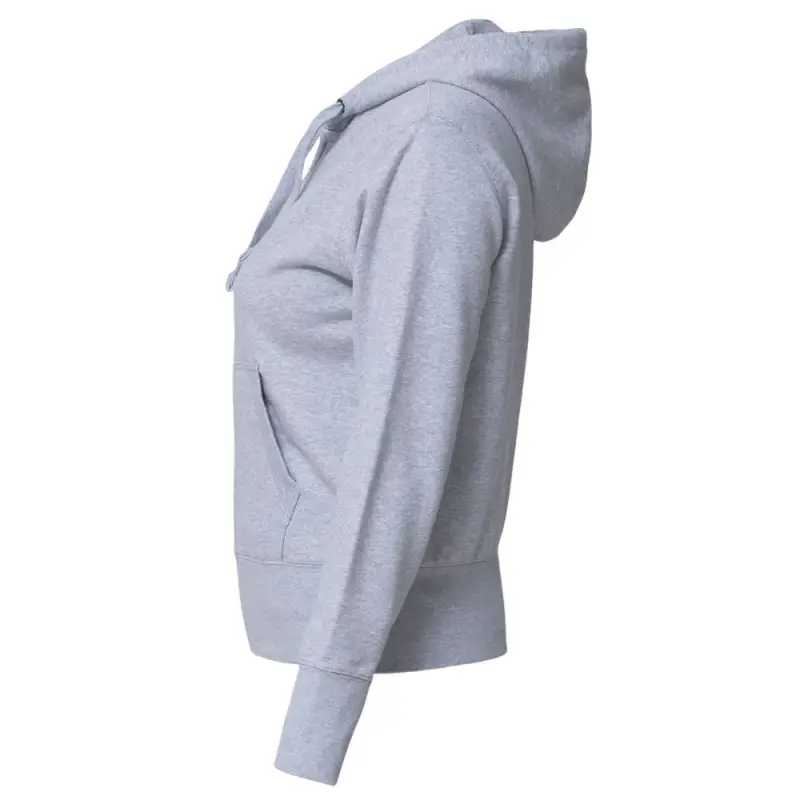 Толстовка женская Hooded Full Zip серый меланж, размер S Толстовка женская Hooded Full Zip серый меланж, размер S