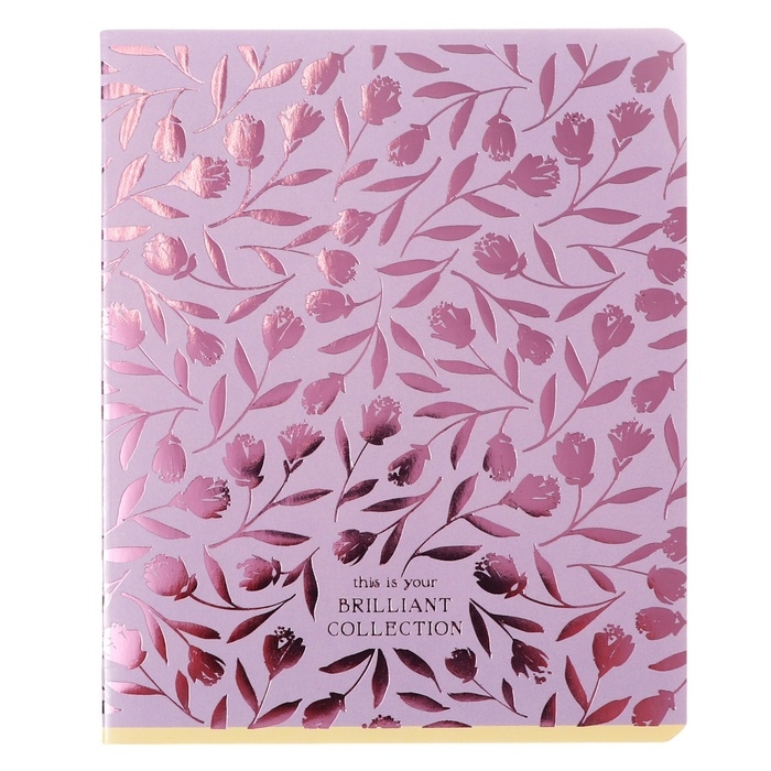 Тетрадь 48 листов в клетку Brilliant collection, обложка мелованный картон, ВД-лак, тиснение фольгой, блок 65г/м2, МИКС Тетрадь 48 листов в клетку Brilliant collection, обложка мелованный картон, ВД-лак, тиснение фольгой, блок 65г/м2, МИКС