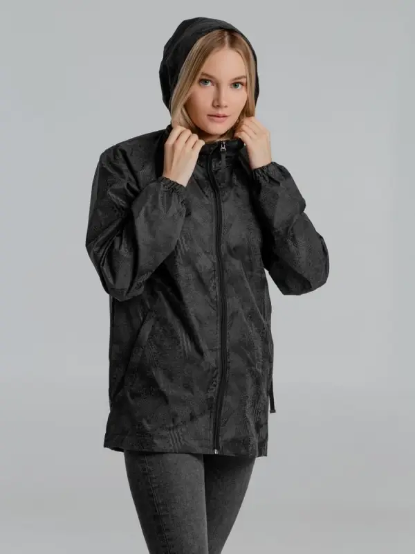 Ветровка светоотражающая Finvind темно-серая, размер S