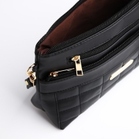 Сумка кросс-боди на молнии, цвет чёрный Сумка кросс-боди на молнии, цвет чёрный