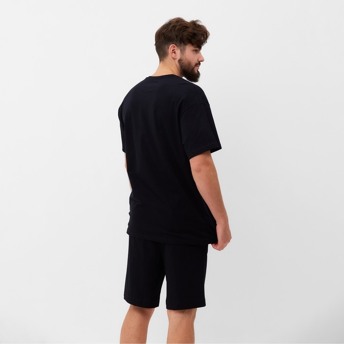 Пижама мужская KAFTAN Пижама мужская KAFTAN "Мне лень" размер 52, черный