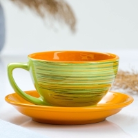 Чайная пара "Элегант" 0,25л / 11х6,5см + блюдце 15см, витаминка Чайная пара "Элегант" 0,25л / 11х6,5см + блюдце 15см, витаминка