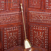 Каминный набор латунь "Царский" (4 предмета) 12,5х12,5х60 см Каминный набор латунь "Царский" (4 предмета) 12,5х12,5х60 см