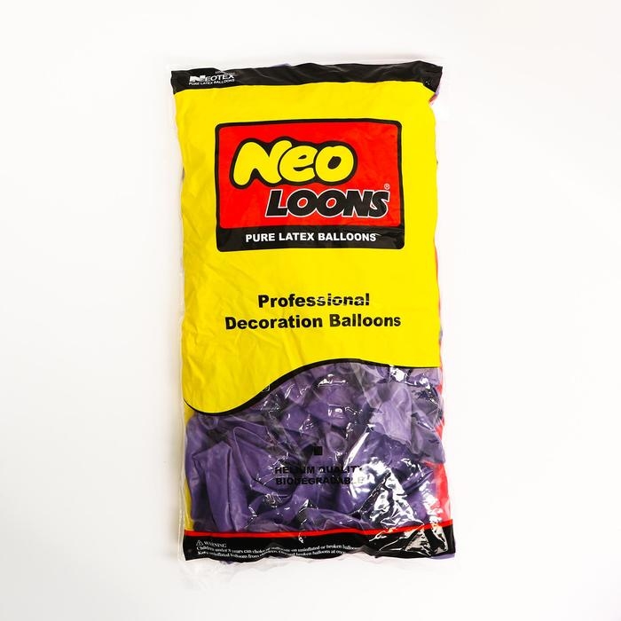 Шар латексный 10", макарун, набор 100 шт., цвет лиловый