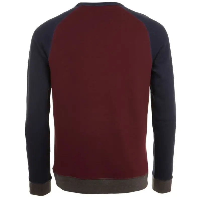 Толстовка унисекс Sandro бордовый/темно-синий, размер XS