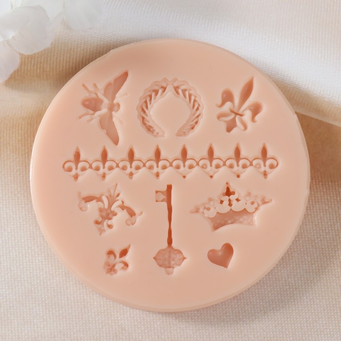 Молд силикон Молд силикон "Сказочный набор" 7,4х1,4х0,3 2,2х2,1х0,3 2,9х1,6х0,3 2,8х1,8х0,3 2,4х2