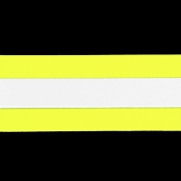 Лента огнеупорная, со светоотражающейся полосой, 50 мм, 10 &plusmn; 1 м, цвет салатовый