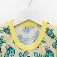 Пижама для мальчика, цвет жёлтый/кактусы, рост 92 см Пижама для мальчика, цвет жёлтый/кактусы, рост 92 см