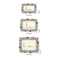 Скатерть Этель "Christmas time" 150х185см +/-3см с ГМВО, хл100%
