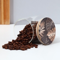 Банка для хранения сыпучих продуктов и круп &laquo;Тропики&raquo;, 450 мл