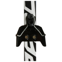 Комплект лыжный: пластиковые лыжи 160 см с насечкой, стеклопластиковые палки 120 см, крепления NN75 мм, цвета МИКС