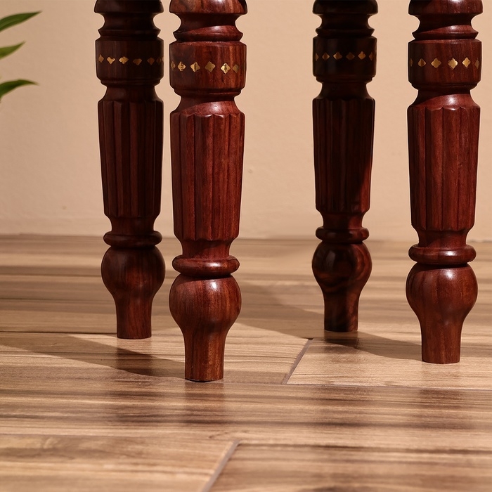 Столик кофейный 38х38х38 см, дерево шишам