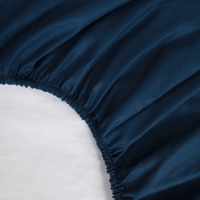 Простыня на резинке LoveLife Sea depth 160*200+25 см, сатин, 125г/м&sup2;