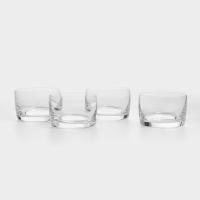 Набор стеклянных стаканов для виски &laquo;Идеал&raquo;, 150 мл, 4 шт