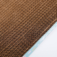 Когтеточка из картона Avocat волна, 45.5 &times; 19 &times; 3.5 см