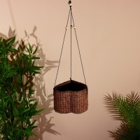 Кашпо подвесное "Любо" кокосовое волокно 19х18х70 см