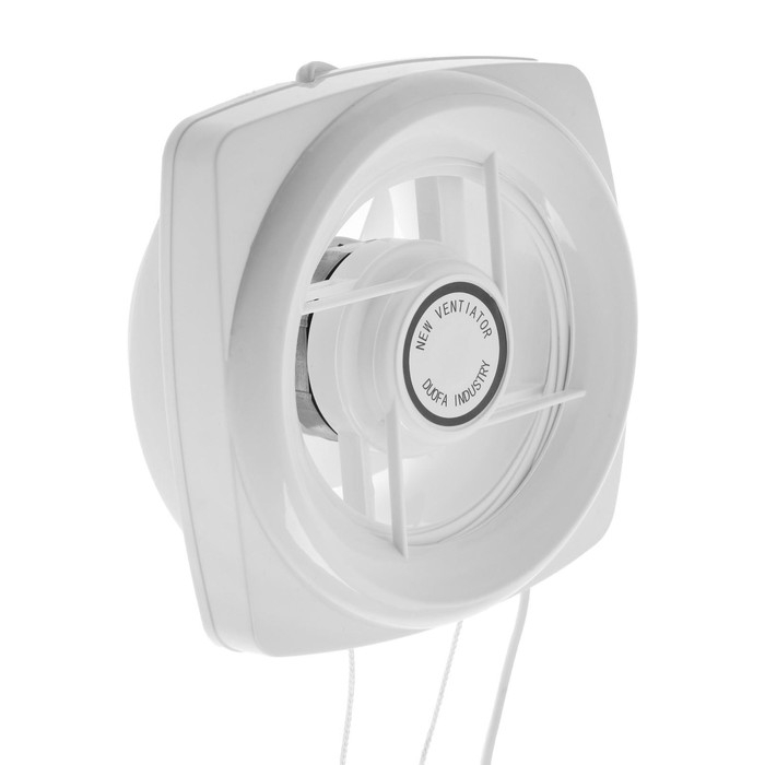 Вентилятор вытяжной ZEIN LOF-05, d=110 мм, 220 В, 20 Вт, с жалюзи, провод