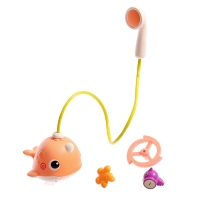 Фонтанчик для купания в ванной «Китёнок», лейка, 3 сменных насадки Фонтанчик для купания в ванной «Китёнок», лейка, 3 сменных насадки