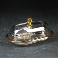 Масленка, 19,8&times;13,1 см, цвет золотой