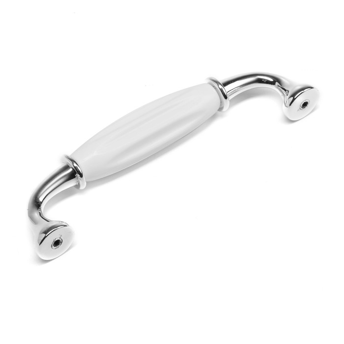 Ручка-скоба CAPPIO RSC012, пластик, м/о 128 мм, цвет хром