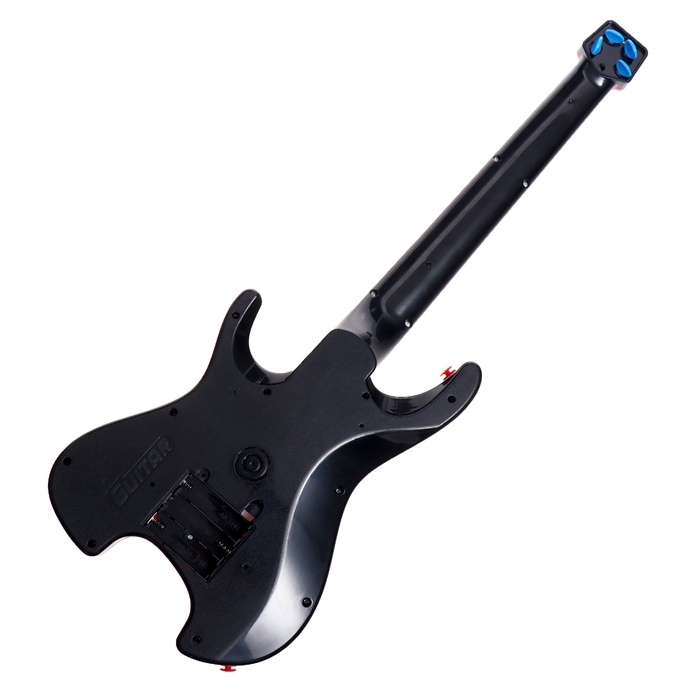 Музыкальная гитара «Рок звезда», звук, свет, цвет красный Музыкальная гитара «Рок звезда», звук, свет, цвет красный