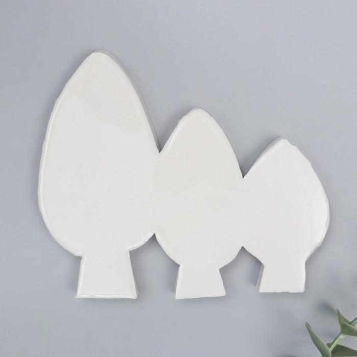 Молд силикон Молд силикон "Три дерева" изделия - 6,5х3,6 8х3,6 11,1х5 см 3 предмета 11,7х13,2 см