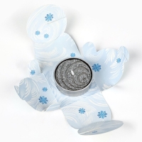 Новогодняя свеча чайная «Новый год: Микс новогодний», диам 4 см Новогодняя свеча чайная «Новый год: Микс новогодний», диам 4 см