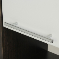 Пенал для ванной комнаты "Венге 30" белый, 30 х 25,5 х 190 см